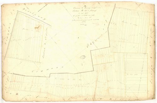 Bercenay-le-Hayer,section A dite de Iannerey, feuille n° 3