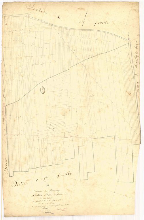 Bercenay-le-Hayer, section C dite des forêts, feuille n° 1