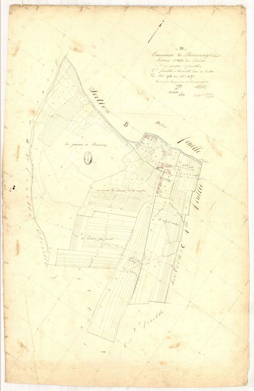 Bercenay-le-Hayer, section C dite des forêts, feuille n° 2