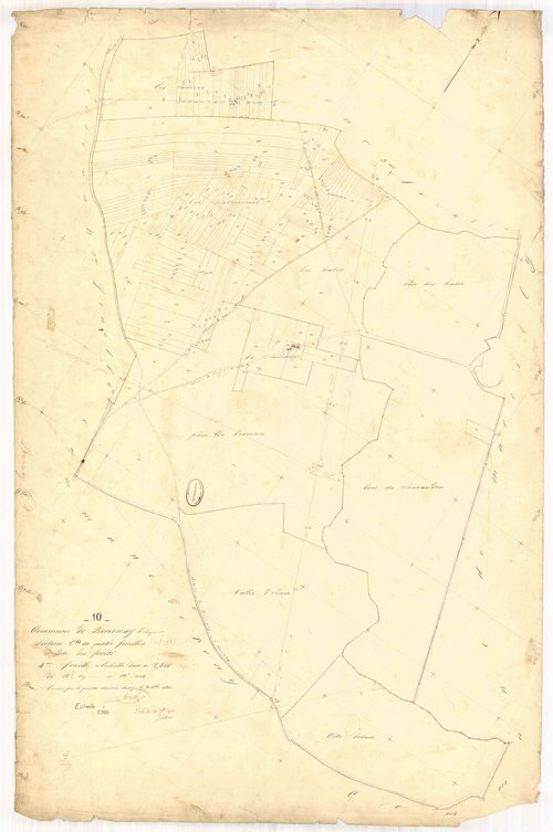 Bercenay-le-Hayer, section C dite des forêts, feuille n° 4