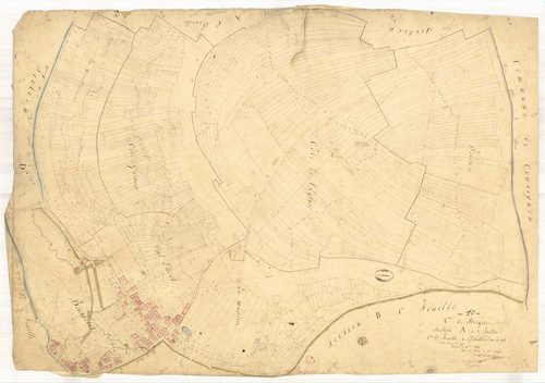 Bergères, section A, feuille n° 2