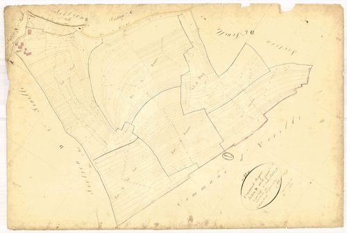 Bergères, section D dite de chalmont, feuille n° 3