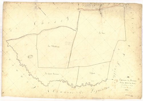 Bernon, section A dite du site des bois, feuille n° 1