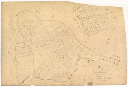 Bernon, section A dite du site des bois, feuille n° 3