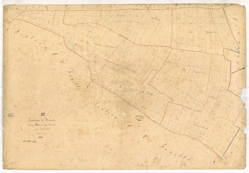 Bernon, section B dite du site de bois bureau, feuille n° 5