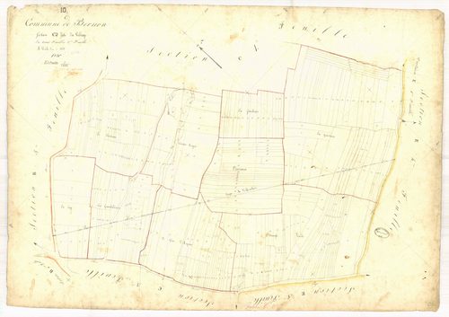 Bernon, section C dite du site du village, feuille n° 2