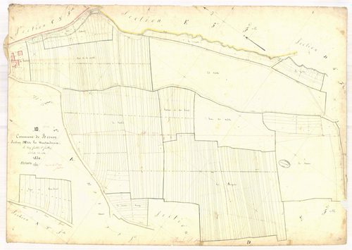 Bernon, section D dite du site des montaudoise, feuille n° 1