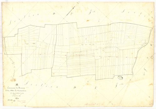 Bernon, section D dite du site des montaudoise, feuille n° 3