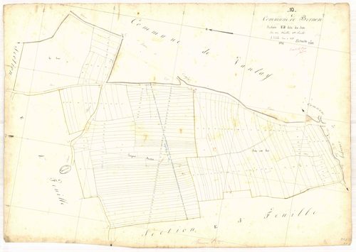 Bernon, section E dite du fou, feuille n° 2