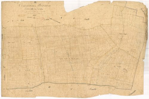 Bernon, section E dite du fou, feuille n° 6