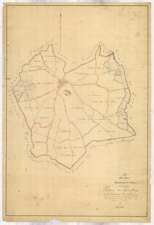 Beurey, tableau d'assemblage