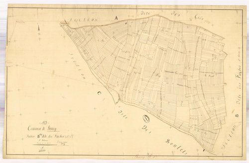 Beurey, section B dite des faches, feuille n° 1