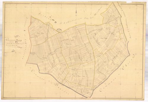 Beurey, section D dite des moutans, feuille n° 2