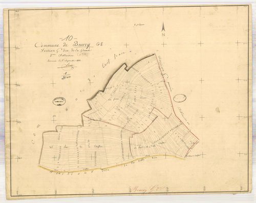Beurey, section G, feuille n° 2