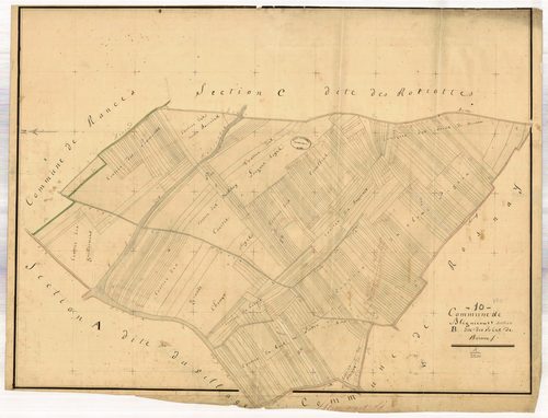 Blignicourt, section B dite des voies de Brienne