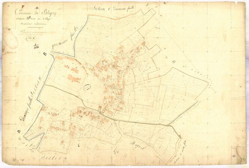 Bligny, section H dite du village, feuille n° 2