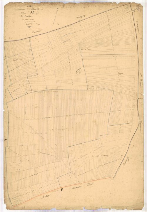 Bouilly, section A dite de verailles, feuille n° 4
