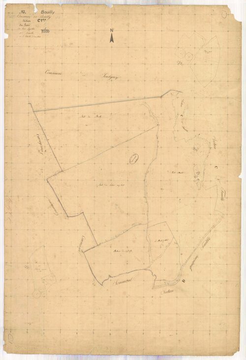 Bouilly, section C dite des bois, feuille n° 1