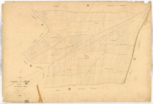 Bouilly, section D dite du mont de doux, feuille n° 2