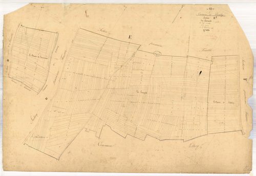 Bouilly, section E dite des gaviards, feuille n° 2