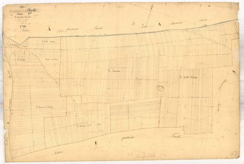 Bouilly, section F dite des grandes ruelles, feuille n° 1