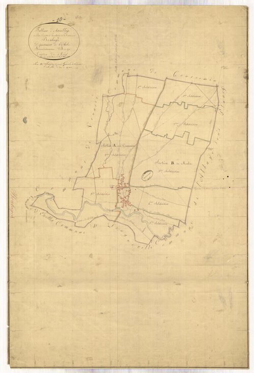 Boulages, tableau d'assemblage