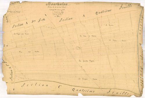 Bouranton, section A dite du haut poirier, feuille n° 2