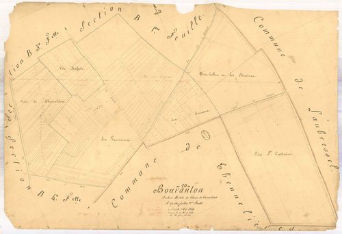 Bouranton, section B dite du chemin de Thennelières, feuille n° 2