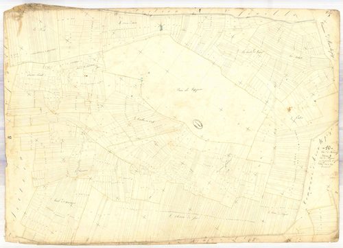 Bourdenay, section B dite de vanprin, feuille n° 1