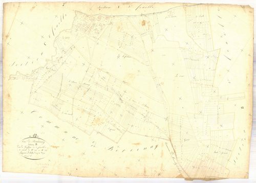 Bourdenay, section B dite de vanprin, feuille n° 2