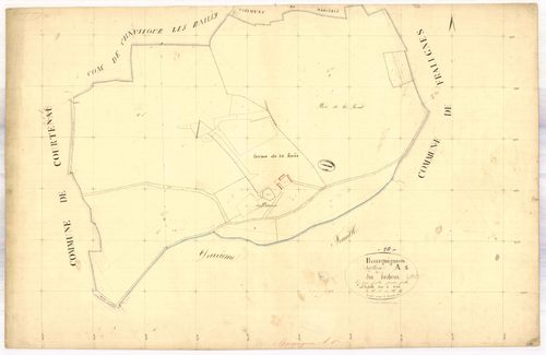 Bourguignons, section A dite des herbues, feuille n° 1