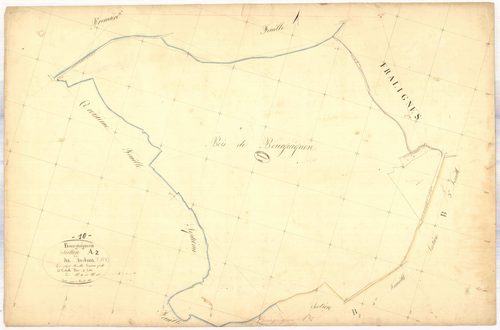 Bourguignons, section A dite des herbues, feuille n° 2
