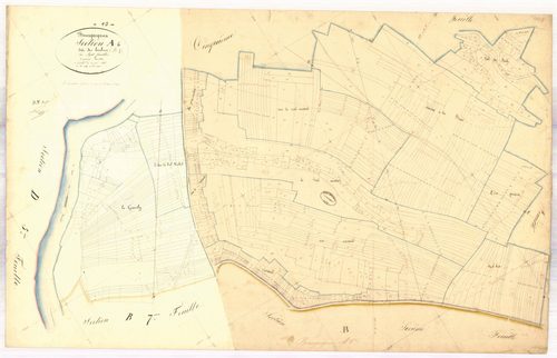 Bourguignons, section A dite des herbues, feuille n° 5