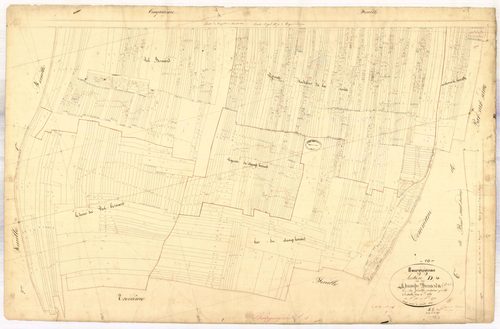 Bourguignons, section D dite champs bossards, feuille n° 4