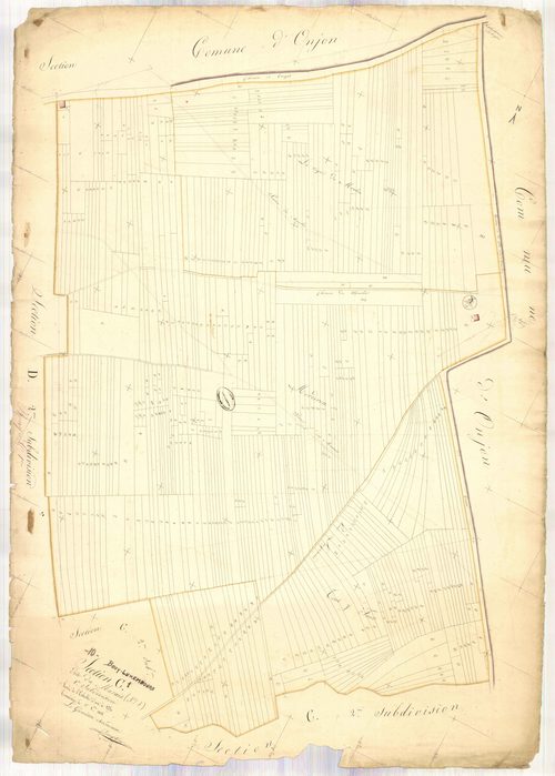 Bouy-Luxembourg, section C dite du marais, feuille n° 1