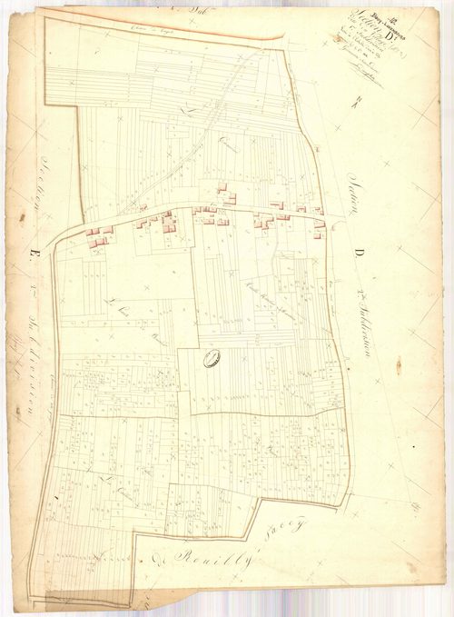 Bouy-Luxembourg, section D dite du village, feuille n° 1