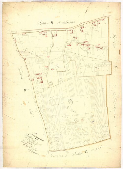 Bouy-Luxembourg, section D dite du village, feuille n° 2