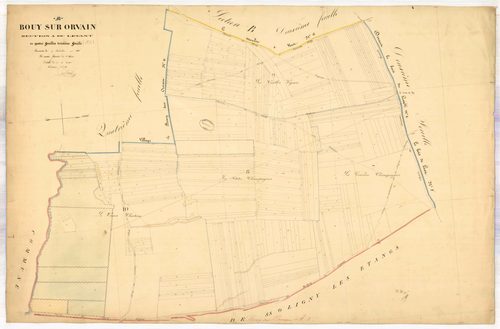 Bouy-sur-Orvin, section A dite du levant, feuille n° 3