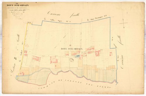 Bouy-sur-Orvin, section A dite du levant, feuille n° 4