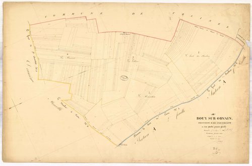 Bouy-sur-Orvin, section B dite du couchant, feuille n° 1