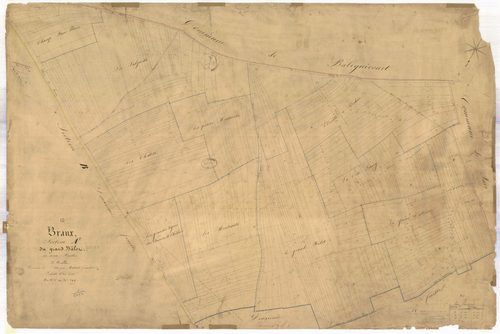 Braux, section A dite du grand bâlon, feuille n° 1