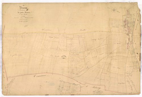 Braux, section B dite du petit Braux, feuille n° 1