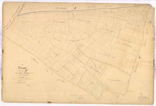 Braux, section B dite du petit Braux, feuille n° 2