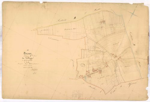 Braux, section C dite du village, feuille n° 1