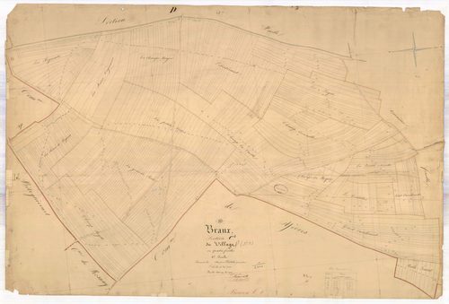 Braux, section C dite du village, feuille n° 4