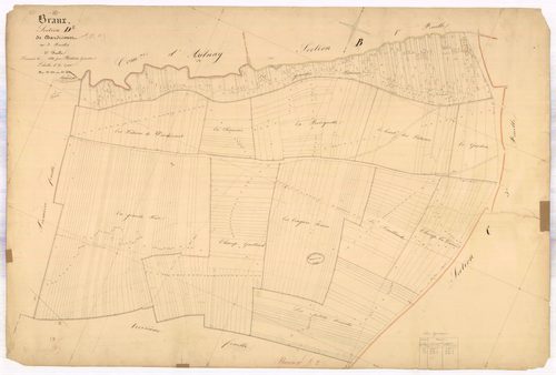 Braux, section D dite de dardicours, feuille n° 2