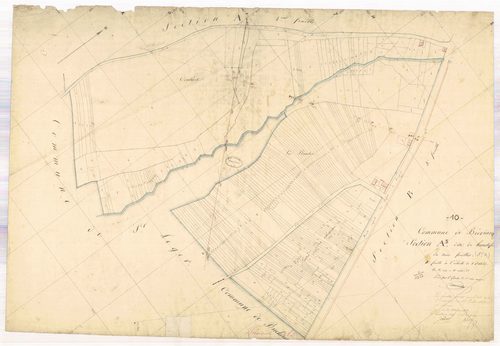 Bréviandes, section A dite de la haute feuille, feuille n° 3