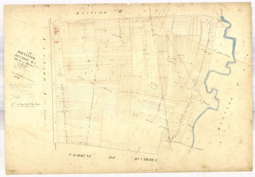 Bréviandes, section B dite de St Martin, feuille n° 1