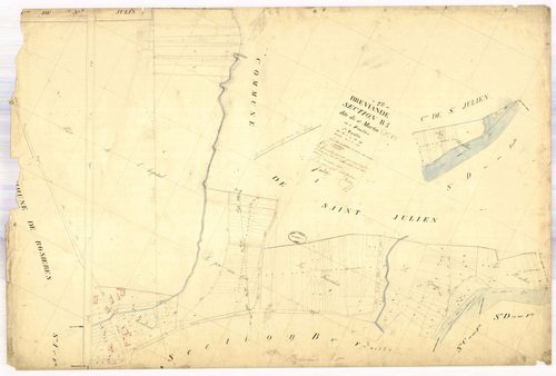 Bréviandes, section B dite de St Martin, feuille n° 3