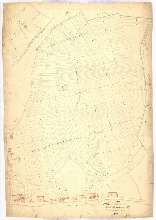 Brévonnes, section B 1er subdivision, feuille n° 1
